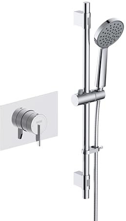 Sonique3 Thermostatic Concealed Shower Valve with Riser Kit Chrome