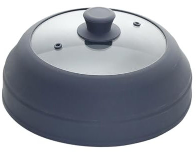 FLCPJGV Funda para microondas para Alimentos Tapa para microondas, Funda para Plato de microondas, Silicona, S
