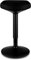 standup.Today Wackelhocker Elmo (Schwarz/Schwarz) – Sitzhocker höhenverstellbar 55-80 cm – Ergonomischer Hocker für Büro & Zuhause – Bürohocker mit Schwingeffekt – Schreibtischhocker