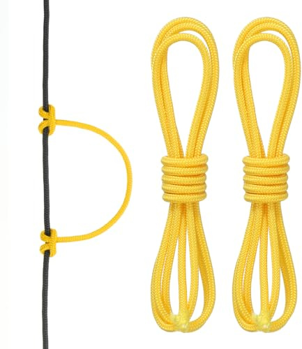 PATIKIL Bogenschießen D Loop Seil FT, Bogen D Schleifen Schnur Auslösematerial Nockdraht Nockenschleife Schnallenring für Jagdspitzen Kompound Bogen D Ringschnalle