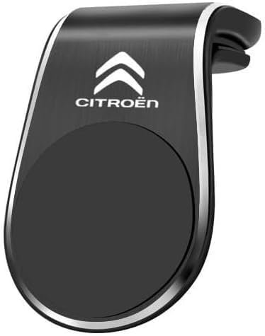 Porta Cellulare Auto Magnetico per Citroen C1 C2 C3 C4 C5, Supporto Telefono Auto Magnetico per D'Aria Bocchetta Compatibile,Black