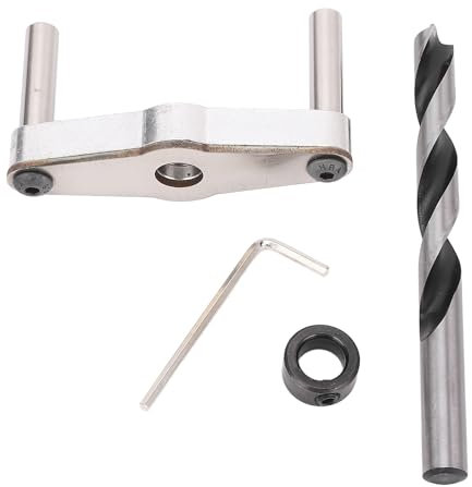 Dübel -Jig -Kit, Multifunktional Robuste Lochbohranleitung für Holzbearbeitung (6MM) (8 mm)