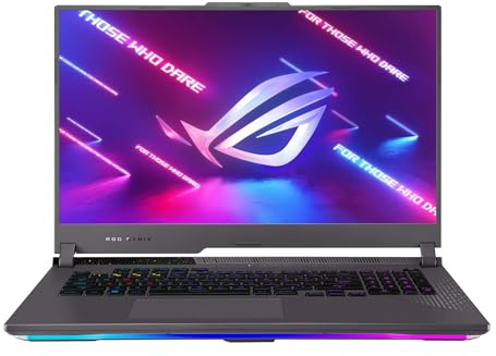 ASUS ROG Strix G17 | 17,3 FHD 144Hz | AMD Ryzen 9 7940HX | RAM: 64GB | SSD: 4TB | NVIDIA RTX 4060 | Einzeltasten RGB | Windows 11 Pro | Notebooktasche