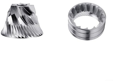 MeevrgR Stainless Steel Conical Coffee Grinder Burr – Espresso & Hand Brew Replacement – 38mm Heat-Free Design for Enhanced Flavor(7 Core)