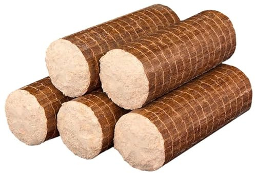 LoviStore Tronchetti di Legno Pressato in Faggio da Ardere per Stufa, Camino, Forno a Legna, Barbecue, Camini Termici, Combustibile Ecologico ad Alta Resa, in Scatola