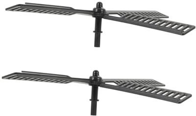 NOLITOY 2pcs Plastic Windmill Blades Replacement Parts for Solar Garden Windmills Outdoor Decor