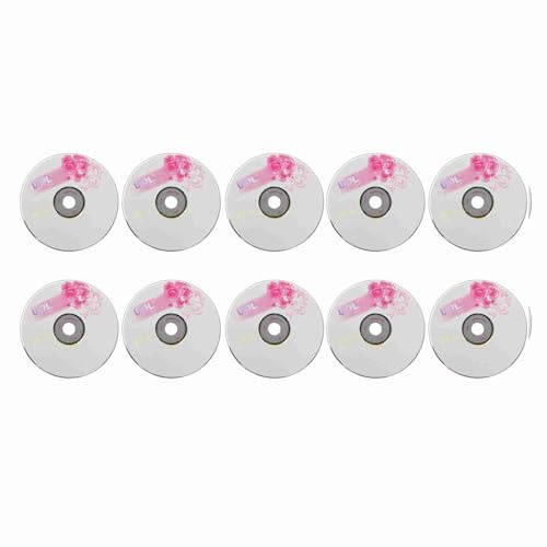 AOWINHIT Beschreibbare CD-R-Rohlinge mit Hoher Geschwindigkeit, 730 MB Kapazität Zum Brennen von Musik für , , , 10 Stück PC-Material (10 Stück)