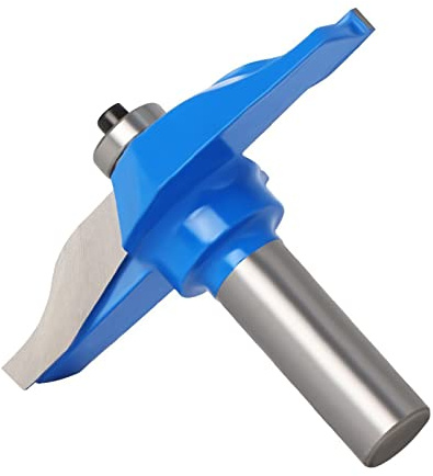 OEBUAFI Compact Roman Ogee Bit Carbide Router Smooth Cuts for Amateur Woodworking Blue 3 X 2.6 X 0.5in