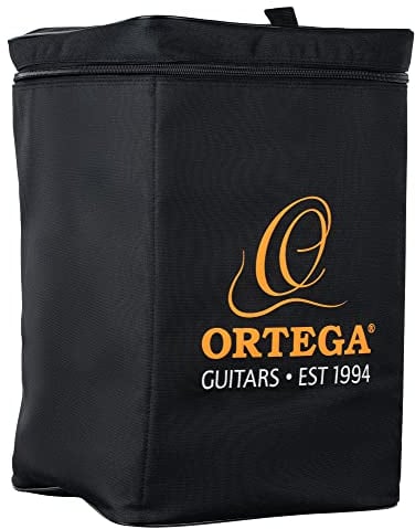 Ortega Guitars Professional Cajon Bag – Economy Series – Hochwertige Tragetasche für Cajons mit Rucksackgurten – Nylon, Schwarz (OSTCJB-BP)