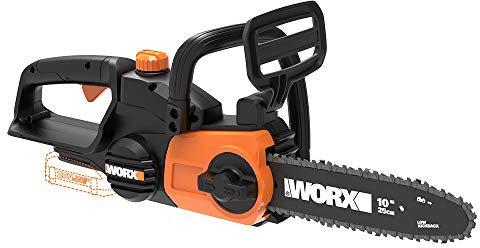 Worx 20 V 25,4 cm kabellose Kettensäge Power Share mit Auto-Tension (nur Werkzeug) – WG322.9