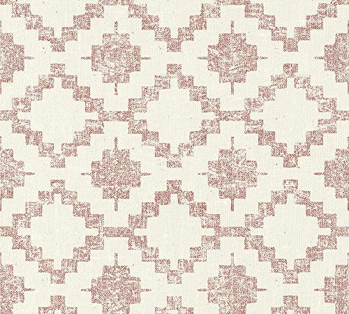 A.S. Création Vliestapete California Tapete im Ethno Look 10,05 m x 0,53 m creme rot Made in Germany 363753 36375-3