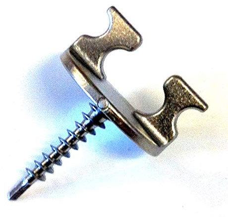 STEELWORX - Ganci regolabili per quadri in acciaio inossidabile che non richiedono l'uso del martello, confezione da 10 pezzi