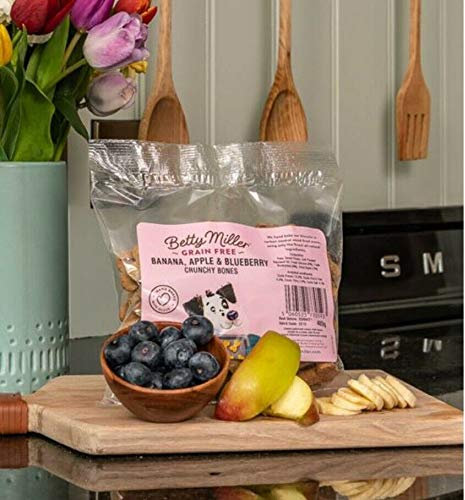 Betty Miller Grain Free Banana, Apple & Blueberry Crunchy Bones 400g