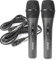 Fenton DM105 Wired Dynamic Handheld Microphone Pair with XLR-Jack Cables, Unidirectional Cardioid Vocal Mics for Karaoke, DJ, PA, MC Performances and Stage Rehearsals, Black
