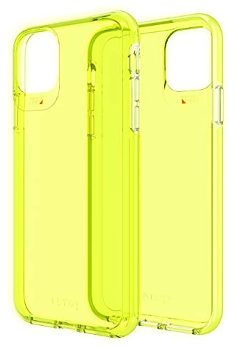 Gear 4 Crystal Palace Neon Designed for iPhone 11 Pro Max Case, Advanced Impact Protection by D3O Technology – Neon Yellow
