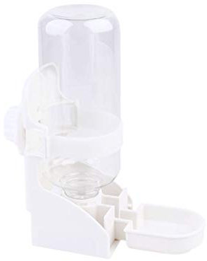 POPETPOP 500ml Automatic Pet Feeder - Leakproof Hamster Water Dispenser Small Pet Drinking Feeder, Cage Mounted Water Bottle for Puppy/Guinea-pig/Cats/Hamster/Rabbits