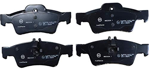 AutoMentum AM23334.1 Bremsbelagsatz 4-teilig für MERCEDES-BENZ E-KLASSE (W211) 2002-2009 Hinterachse und andere Fahrzeuge