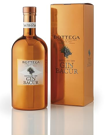 Bottega Distilled Dry Gin Bacûr con Astuccio - 1000ml