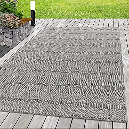 Ayyildiz Teppich ARUBA801504903GREY Teppiche, 80 x 150