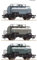 Roco 3er Set Kesselwagen DR IV | DC | Spur H0#77021