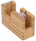 BuyWeek Dispenser per Nastro Adesivo, Mini Dispenser in Bambù Dispenser per Nastri con Base per Confezionare Regali