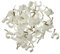 15 to 18mm Round Cable Clips White - 50 Pack, Strong Nail Clips With Zinc Plated Hardened Steel Nail