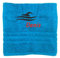 Schwimmen Personalisiertes Badetuch mit Namen Schön gestickter Sport Name Handbadetuch 100% Baumwollhandtuch Sportliche Motive Personalized Custom Towel with Name (140 x 70 cm, Schwimmen)