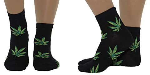 Rungassi 2er Set (2 Paar) Herren Crazy Socken Kurze Länge Gr. 42-47 Hanf
