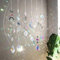 Atrapasoles Cristal,6 Piezas Hojas de la Luna Crystal Suncatcher Ornamento Colgante,Sun Catcher para Ventanas Jardines,Campanas Viento Cristal Atrapasueños para Colgar en Casa, Jardín, Oficina