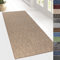 KARAT Alfombra de pasillo para cocina, pasillo y sala de estar, alfombra de pasillo a medida, se vende por metros, alfombra de pasillo, cocina, salón (80 x 350 cm, alto - beige)