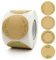 500 Stück Kraftpapier Aufkleber, 5cm Aufkleber Etiketten Rund Selbstklebend für Marmeladen gläsergewürz, Backen, Geschenktüten, Flaschen, Küche Umschlag, Hochzeit
