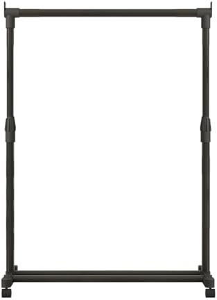 Furtryvl Teleskop Wäscheständer, Standtrocker mit Rollen, Metall Wäscheständer, Platzsparend, vielseitig und mobil für drinnen und draußen