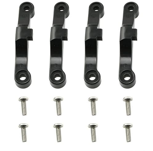 SJZBIN 4 soportes negros para ventilador de CPU con hebilla, disipador de calor para placa base AM4 AM5