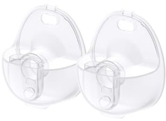 eufy Original Milchbehälter (2er-Pack) für tragbare Milchpumpe S1/S1 Pro/E20, BPA-freier, wiederverwendbarer Milchpumpenbehälter, sammelt je bis zu 150 ml