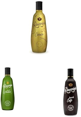 Ruavieja Crema de Orujo - 700 ml + Licor de Hierbas - 700 ml + Licor de Café - 700 ml