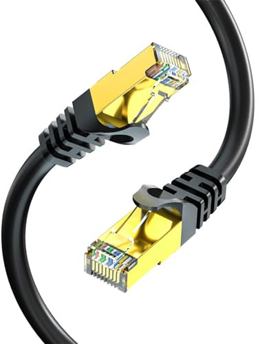 ycezw Cable Ethernet, Cable De Red Ethernet | Cable Patch Ethernet Para Interiores Pesados | Cable De Red Ethernet Estable, Para Impresoras, Ordenadores, Enrutadores