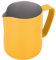 Milk Frothing Pitcher Stainless Steel, 350ml Espresso Steaming Pitchers Milk Coffee Frother Cups Barista Milk Frother Cup Jug for Espresso Machine Coffee Cappuccino Latte Art (Yellow)