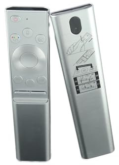 azurano Fernbedienung für Samsung BN59-01265A BN59-01270A, BN59-01272A, BN59-01300G BN59-01300H, BN59-01300J, BN59-01300F, BN59-01311B, BN59-01311G, BN59-01311H, BN59-01335B - Metall Gehäuse, Voice