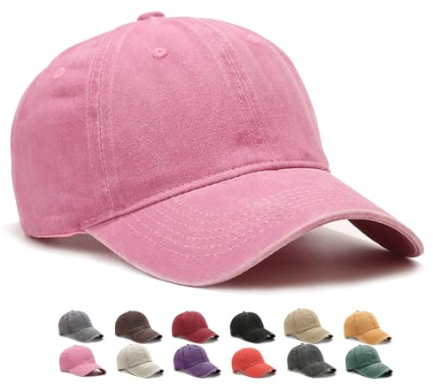 WENAUANG Unisex Retro Baseball Caps, Baseballkappe Im Washed-Distressed-Look, Geeignet für Outdoor-Sportarten, für Herren und Damen