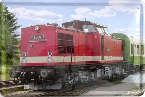 Blechschild Schild 20x30cm - Lok 112 565-7 Eisenbahn Zug Bahn