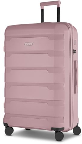 d & n Check-in Koffer für Damen und Herren | großer XL Trolley 48 x 30 x 76 cm aus hochwertigem, stoßfestem ABS Material | Erweiterbar & TSA Schloss| South Dakota Serie