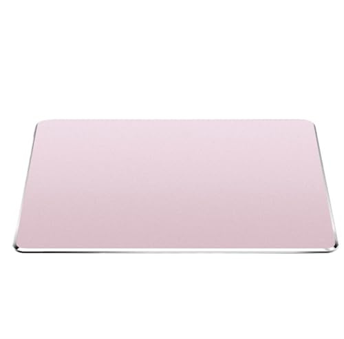 Ayztantine Tapis de Souris Gaming Tapis de Souris en Aluminium et métal, Lisse, Mat, Fin, antidérapant, étanche, contrôle Rapide précis, for Le Bureau la Maison(Rose Gold,180X160mm)