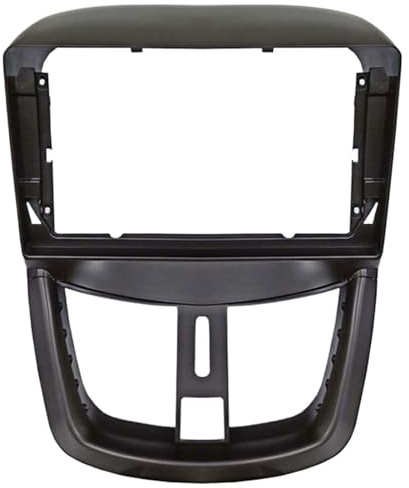 Autoradio Einbaurahmen 9-Zoll-Autoradio-Einbaurahmen-Adapter mit CAN-Bus-Box und Decoder, passend for Peugeot 207 (2002–2010), Android-Radio-Einbau Armaturenbrettrahmen für Autos(Only Frame)