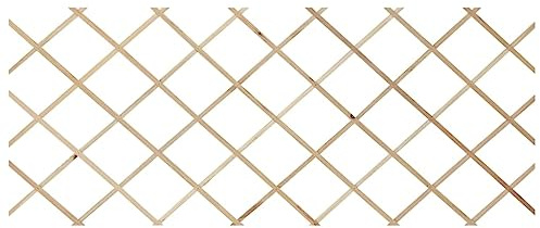 Lot de 5 clôtures de jardin en bois massif - 180 x 80 cm - Pour l'extérieur