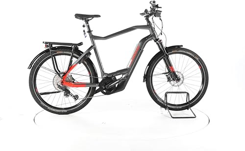 HAIBIKE E Bike Trekking 9 Trekking E-Bike Herren 27,5 Zoll Elektrofahrrad, Bosch 85 Nm 625 Wh, 11 Gänge, Hydraulische Scheibenbremse 187-200 cm grau (Generalüberholt)