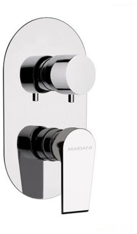 1 PZ MISCELATORE INCASSO DOCCIA CON DEVIATORE 3 VIE LINEA ARTIC Cromo NextradeItalia Mod.FERX.DIAXIX-CARD-CR