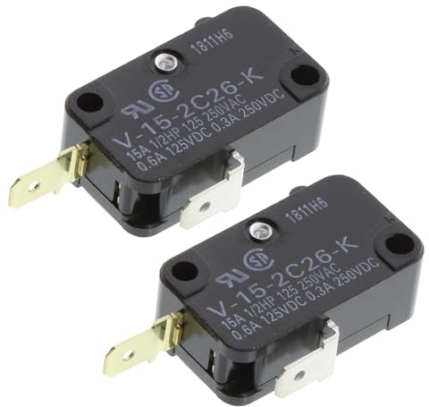 Omron V-15-2C26-K (Pack of 2) Basic/Snap Action Switches Miniature Basic Switch