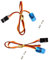 Sharplace Pack of 2 Universal RC Truck Accessories Police LED Light Bar for Radio Control Car Parts - Blue