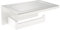 CASEWIND Contemporain Support Porte Papier Toilette avec Étagère en 304 Acier Inoxydable Bien Durable Couleur Blanc Doux dans Le Design Moderne Décoration Idéal pour Salle de Bain Toilette Cuisine