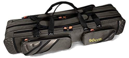 TentHome Angeltaschen rutentaschen Rutenfutteral Anglertasche Angelkoffer Angelrute Tasche mit 3 Fächern - Verschiedene Längen 120cm